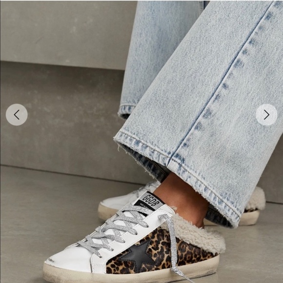 Golden goose leopard and glitter lace sabot - Picture 2 of 2